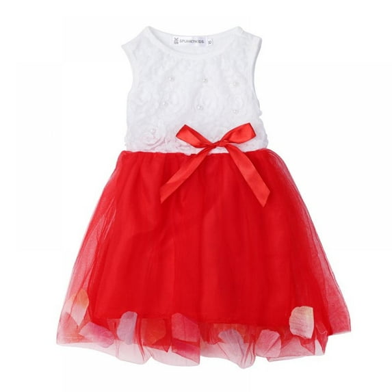 Holiday Big/Little Girl Flower Lace A-line Wedding Party Dresses Kids Pageant Birthday Formal Dress