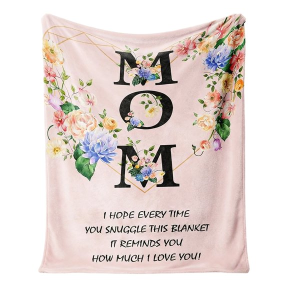 Holiday Blanket Comforting Hug for Mom Letting Her Feel on This Day Expressing Affection for Mom Warming Every Moment.Comfort and Aesthetics Coexist