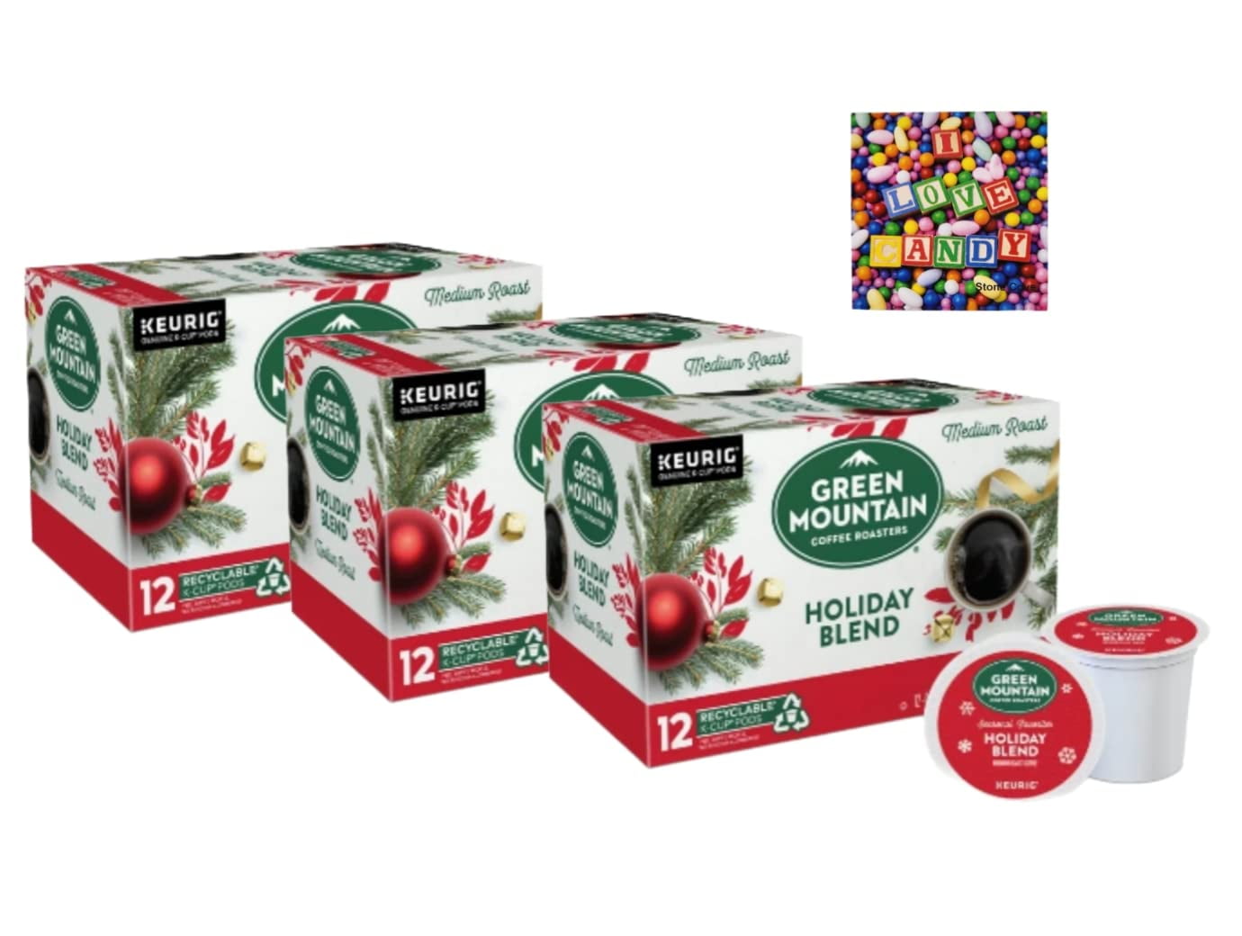 Holiday Blend Coffee Choose A 2 Pack Or 3 Pack 12 KCup Pods Per