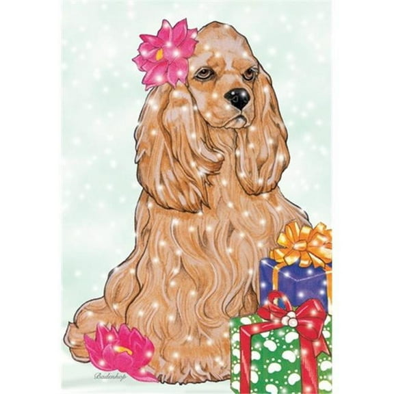 Holiday Boxed Cards- Cocker Spaniel American Buff
