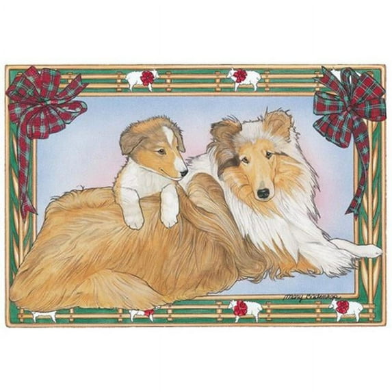 Holiday Boxed Cards- Collie