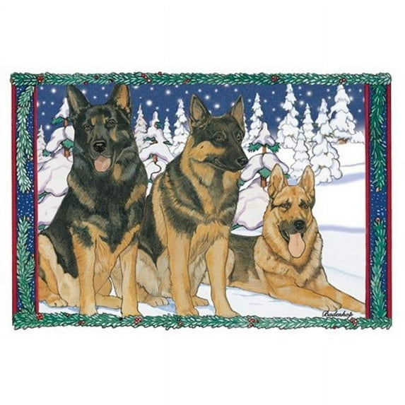 Holiday Boxed Cards- German Shepherd