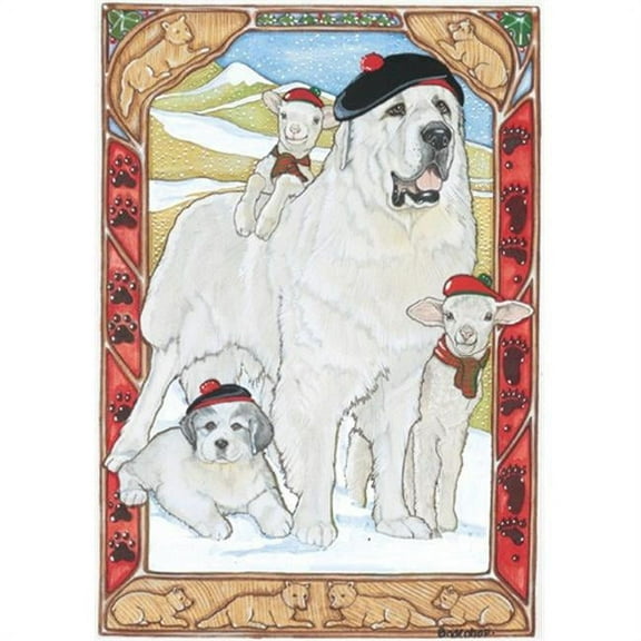 Holiday Boxed Cards- Great Pyrenees