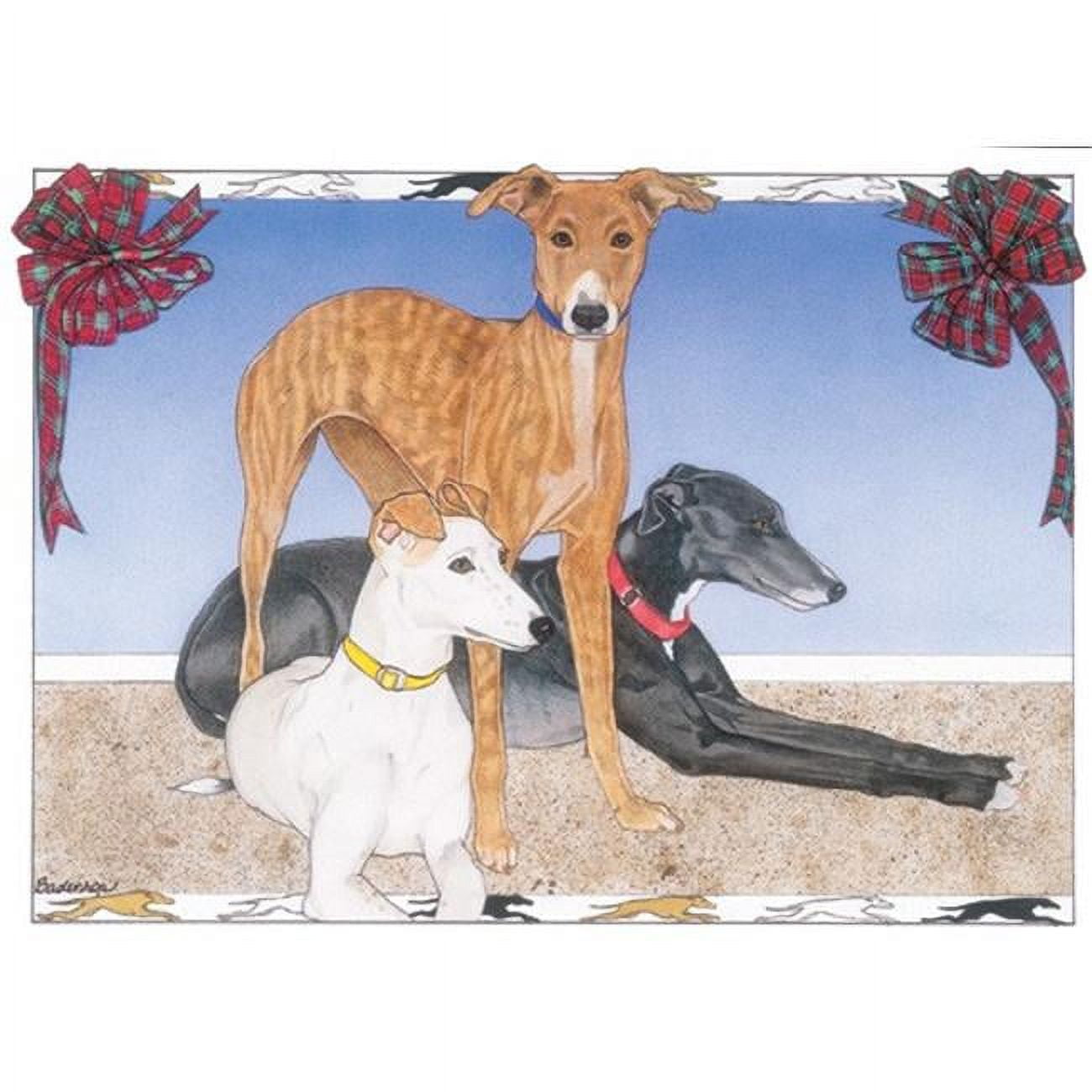 Holiday Boxed Cards Greyhounds