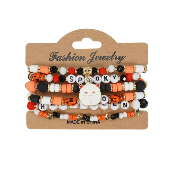 Holiday Bracelets for Women Teen Girls Gifts Easter Mother's Day Christmas St. Patrick's Day Mardi Gras Bracelets Stackable Stretch Friendship Bracelets Set