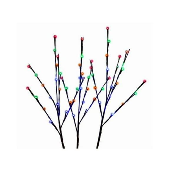 Holiday Bright Lights 116241 LED Battery Operated Twig Lights - Pack of 3