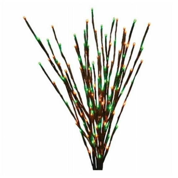 Holiday Bright Lights 266674 Halloween Burst LED Light, Orange & Green