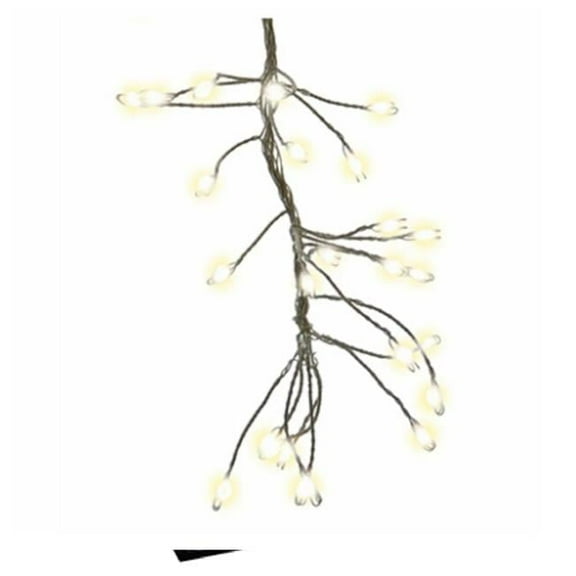 Holiday Bright Lights 266732 Christmas Micro Cluster Big Seed 216 LED Light Set, Warm White