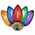 thumbnail image 1 of 1 Pc, Holiday Bright Lights Led C7 Multicolored 25 Ct Replacement Christmas Light Bulbs, 1 of 2