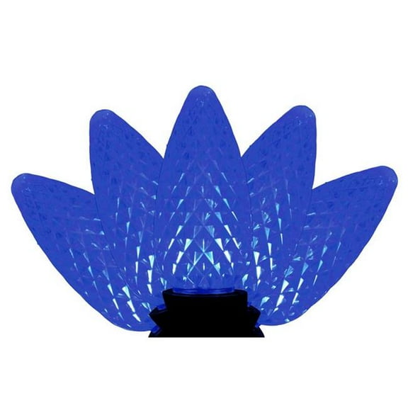 Holiday Bright Lights 9107043 LED PS C9 Blue Christmas Light Bulbs - 25 Count