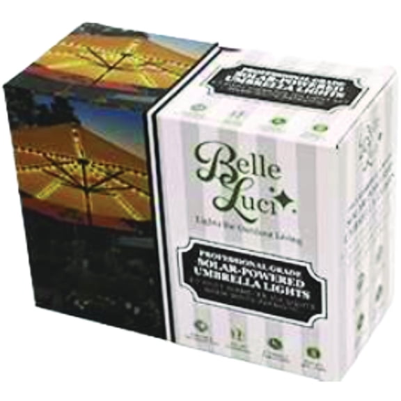 Holiday Bright Lights Belle Luci Big Seed Solar String Light Set - Pack of 8