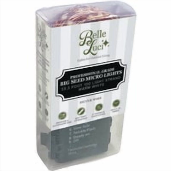 Holiday Bright Lights Belle Luci Big Seed String Light Set - Pack of 6 Case Quantity Pack