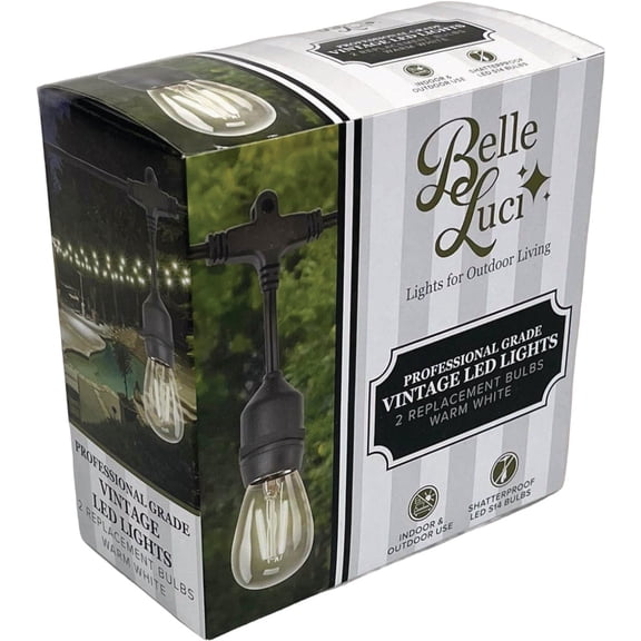 Holiday Bright Lights Belle Luci S14 String Light Set Replacement Bulb - Single Pack