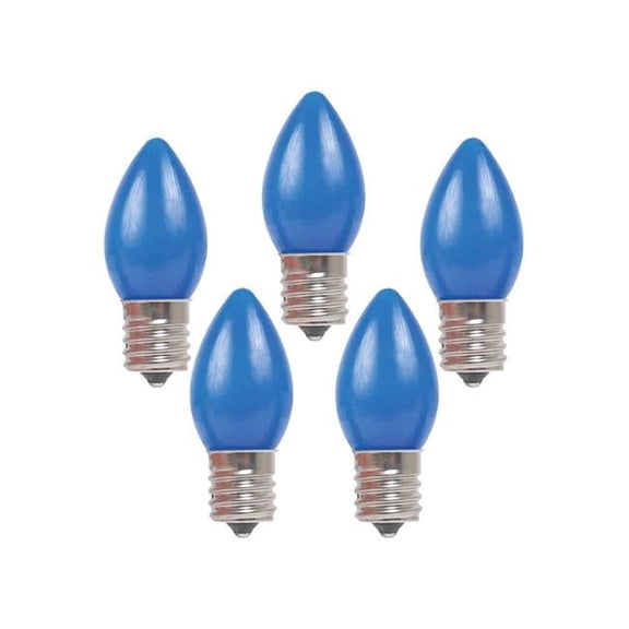 BULB CERAMIC C7 BLU (Pack of 1)