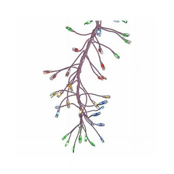 Holiday Bright Lights Micro Big Seed Cluster LED Light Set Silver Wire Multi Twinkle 216Ct