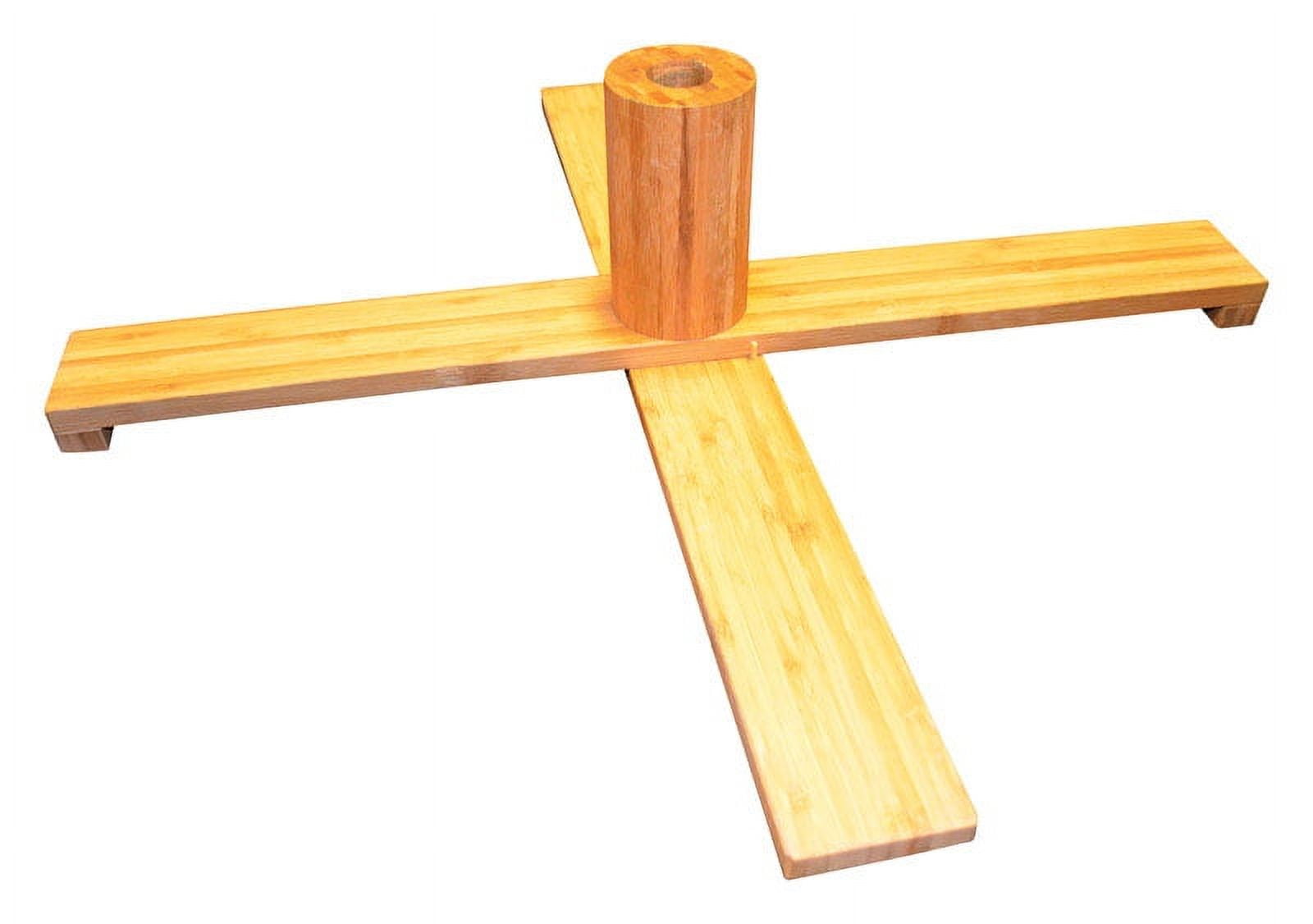 Holiday Bright Lights Wood Christmas Tree Stand