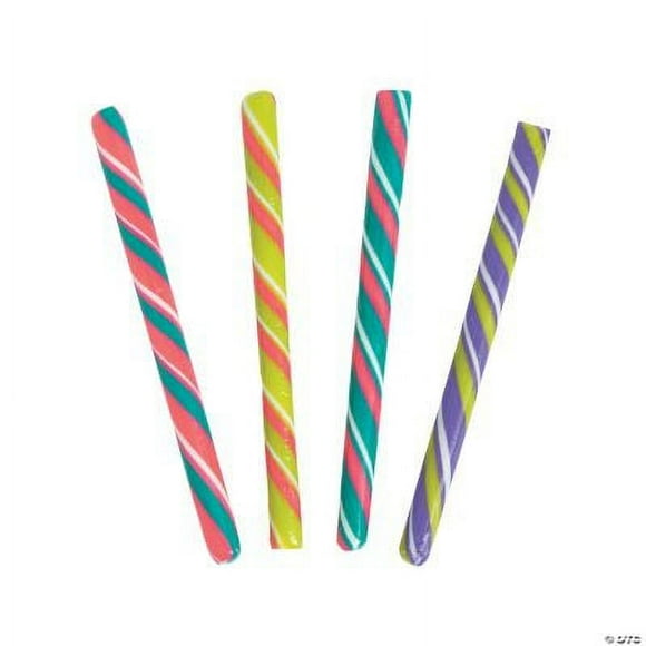 Holiday Brights Hard Candy Sticks, 80 Pieces, Individually Wrapped, Candy Buffet