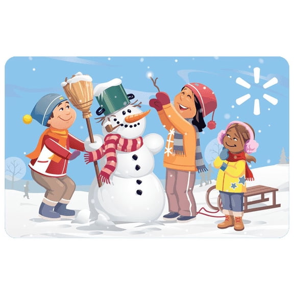 Holiday Building Our Snowmen Walmart eGift Card