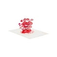 thumbnail image 1 of Holiday Cards Clearance! Valentine's Day Greeting Card 3D Three Dimensionals Creative Handmade Blessing Card Romantices Stares × Valentine's Day Card，Love heart, 1 of 5