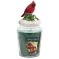 thumbnail image 1 of Holiday Cheer Balsam Scented Jar Candle With Decorative Cardinal Topper, 1 of 5