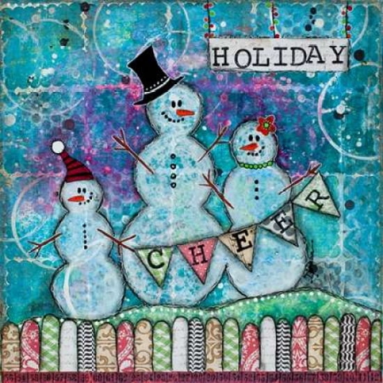 Holiday Cheer Canvas Art - Denise Braun (24 x 24)