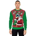 thumbnail image 1 of Costume Agent Santa Claus Pullover Sweater, Adult XX-Large, 1 of 7