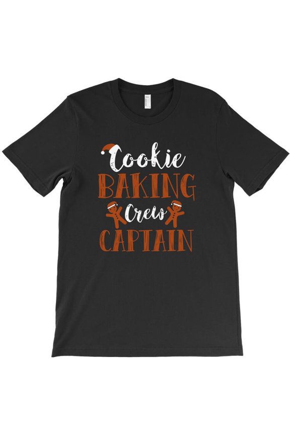 Holiday Christmas Cookie Baking Crew Funny Captain Graphic - Top Pick, H23662 T-Shirt, for Men and Women, Up to Size 5XL