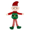 thumbnail image 1 of Holiday Christmas Elf Plush Doll | 14 Inches Tall, 1 of 6