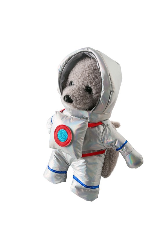 Holiday Christmas Pet Cosplay Dog Clothes, Halloween Astronaut Cosplay Dog Clothes for Small Dogs Winter French Bulldog Jacket Standing Cartoon Dog Halloween Costume Chihuahua Pet Clothes