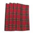 thumbnail image 1 of Holiday Christmas Tartan Plaid Table Cloth Napkin (Tartan Plaid Napkin, 20"x20" Set of 4), 1 of 4