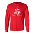 thumbnail image 1 of Holiday Christmas Tree-Merry Christmas Long Sleeve T-Shirt, 1 of 3