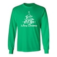 thumbnail image 1 of Holiday Christmas Tree-Merry Christmas Long Sleeve T-Shirt, 1 of 3