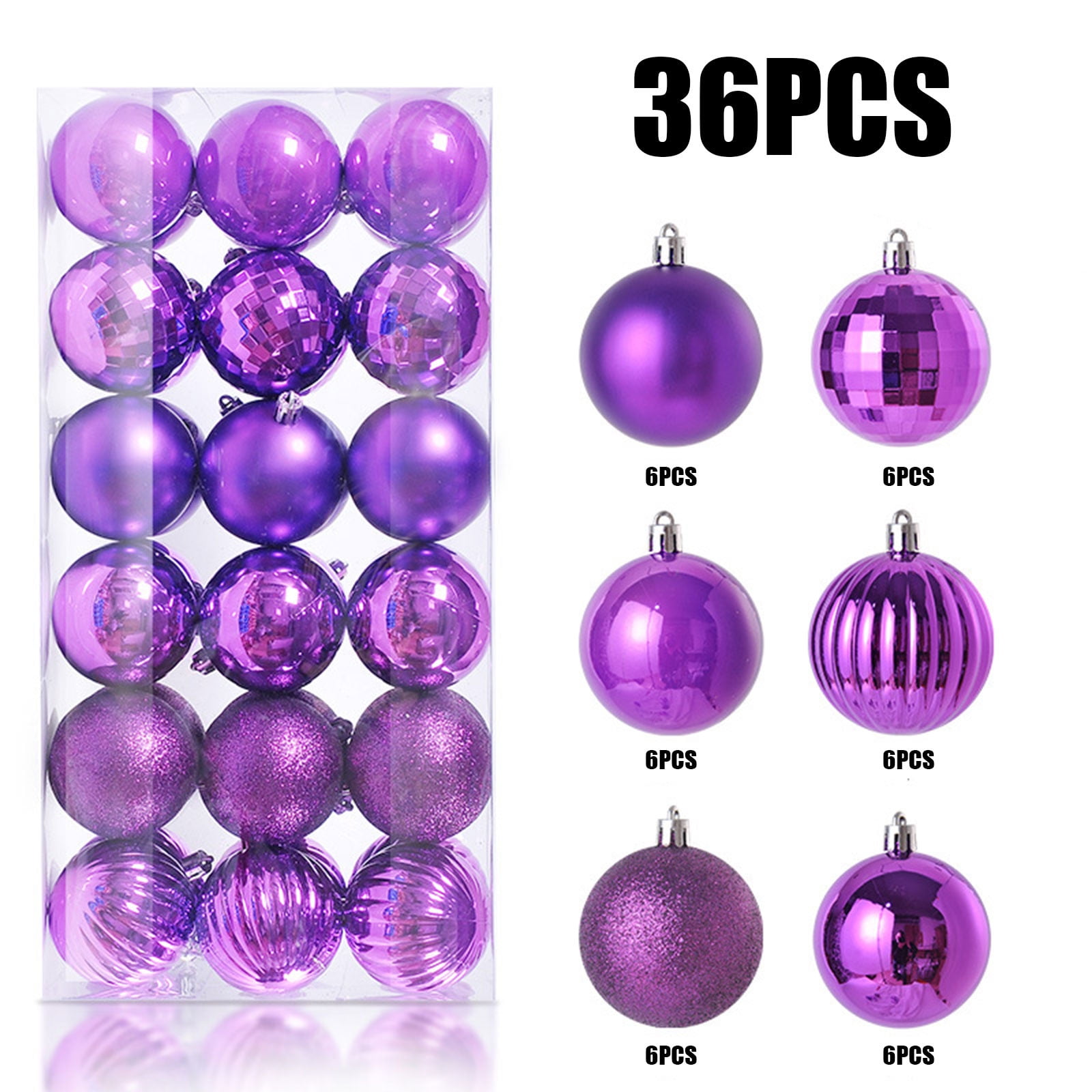 36pcs-Purple