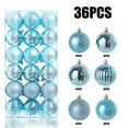 thumbnail image 1 of Holiday Christmas Tree OrnamentSawvnm 36PCS Christmas Xmas Tree Ball Bauble Hanging Home Party Ornament Decor 3CM Hot Sales, 1 of 4