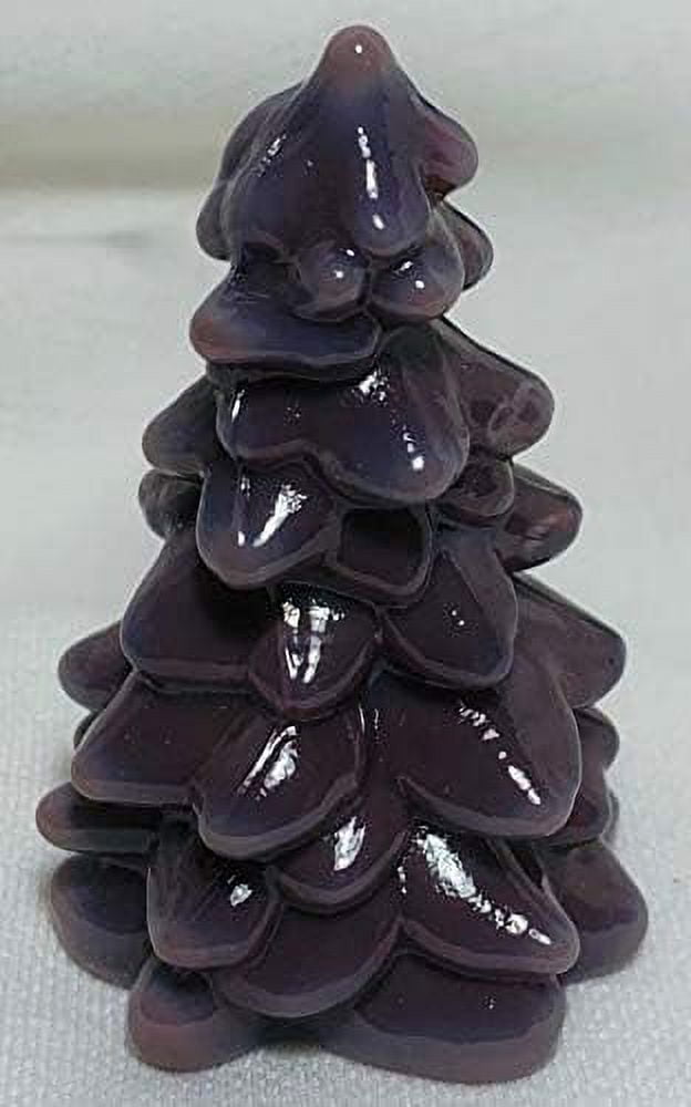 Holiday Christmas Tree Small 2 3/4" Miniature (Eggplant Purple