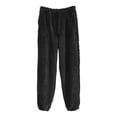 thumbnail image 1 of AIEOTT Mens Ultra-soft Cozy Lounge Sleep Micro Fleece Pajama Pants Leisure Solid Color Pleated Homewear Bottoms, Loose Pants, 1 of 5