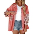 thumbnail image 1 of Holiday Clearance! ChaoHeng Womens Jackets Lightweight with Hood 2024 Clearance,Women's Printed Cardigan Jacket Zippered Jacket Long Sleeved Casual Jacket(Pink,XL), 1 of 5