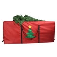 thumbnail image 1 of Christmas Tree Storage Bag,Tree Storage Bag 12ft Artificial Disassembled Trees,Heavy Duty Xmas Holiday Tree Bag with Durable Handles & Dual Zipper (Black 48x15x20in), 1 of 6