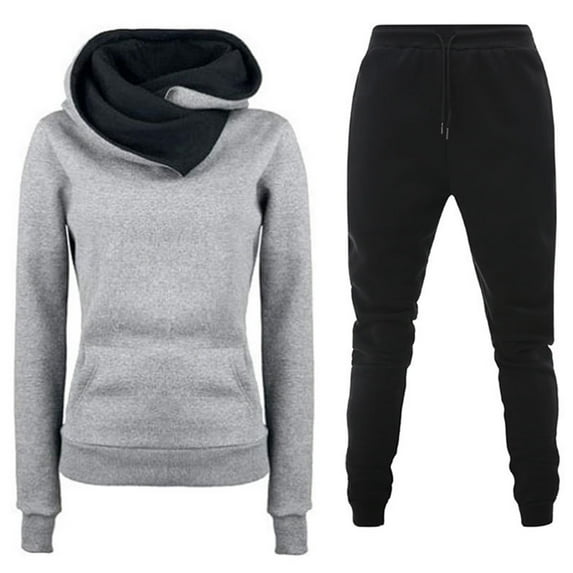 Holiday Clearance Gift Sets! Pejock Women's 2 Piece Outfits Matching Lounge Sets Fall Winter Outfits Sports Tracksuits Long Sleeve Pullover Hoodies Pants Suit Oversized Loungewear Sets Sweatsuits