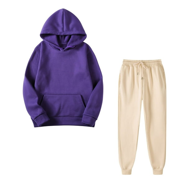 Holiday Clearance Gift Sets! Pejock Women's 2 Piece Outfits Matching Lounge Sets Fall Winter Outfits Sports Tracksuits Long Sleeve Pullover Hoodies Pants Suit Oversized Loungewear Sets Sweatsuits