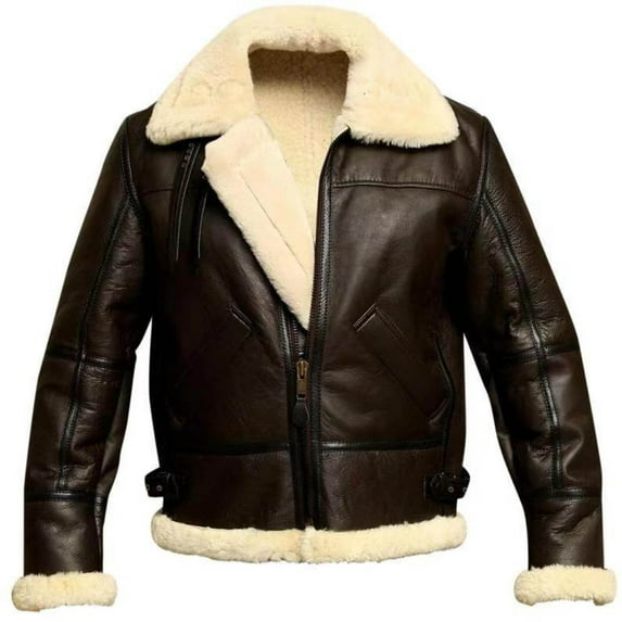 Holiday Clearance! S LUKKC LUKKC Jackets for Men, Plus Size Leather Fleece Lined Bomber Jacket Winter Vintage Motorcycle Biker Jacket Lapel Long Sleeve Hoodless Casual Thick Outwear Aviator Coat