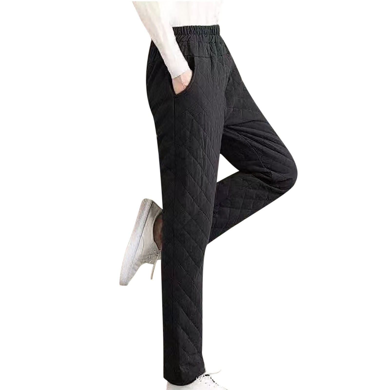 Holiday Clearance! S LUKKC LUKKC Women's Down Pants, Plus Size Loose