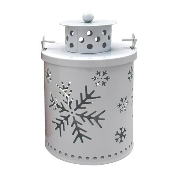 Holiday Clearance! UHUYA Christmas Decor, Christmas Lanterns, Candles, LED Small Lanterns, Christmas Decoration and Decoration Decorations Christmas Gift White