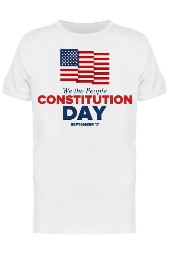 Holiday: Constitution Day T-Shirt Men -Image by Shutterstock, Male Large