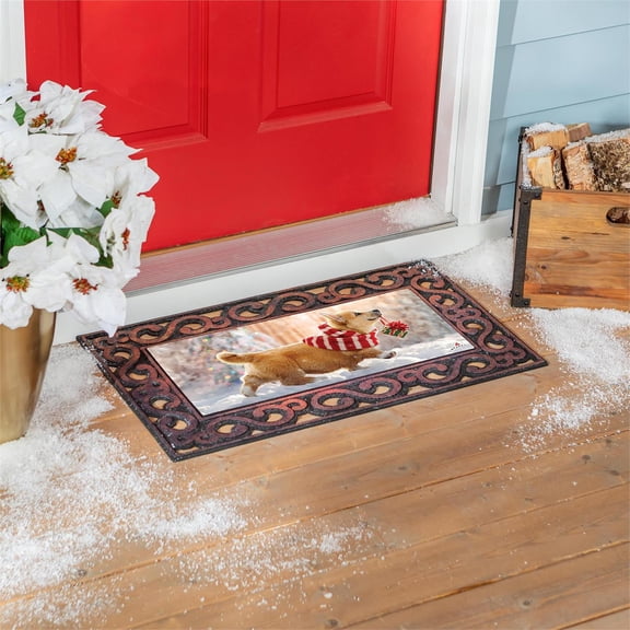 Holiday Corgi Sassafras Switch Mat