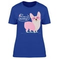 thumbnail image 1 of Holiday! Corgi T-Shirt Women -Image by Shutterstock, Female XX-Large, 1 of 2