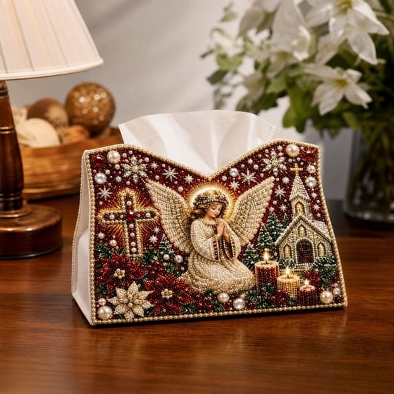 Poly Boxes Holiday Craft Tissue Box - plastic craft box, compact and solid. Tissue ...