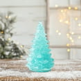 thumbnail image 1 of Holiday Crystal Christmas Tree Figurine - 2.32 Inch Glass Xmas Tree Decor for Tabletop, Fireplace Mantel, Centerpiece with Gift Box（Blue）, 1 of 6