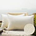 thumbnail image 1 of Holiday Deal Selection Phantoscope Summer Waterproof Square Cusion Outdoor Decorative Throw Pillow Covers for Patio, 12" x 20", Off White, 2 Pack, 1 of 1