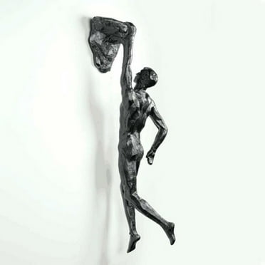 Holiday Deals 2021 Bronze Rock Climbers Figurines Wall Climbing Men Sculptures Poly Resin Statue Large Ornaments Wall-art
